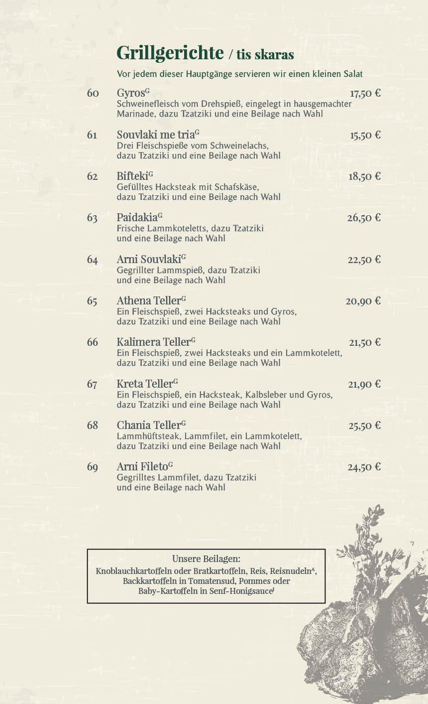 Restaurant Kalimera Großbeeren Speisekarte 5